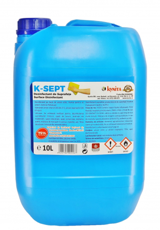 Produse Antibacteriene - Dezinfectant suprafete K-SEPT 10L 75% alcool