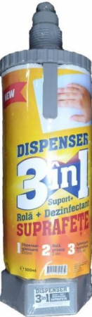 Suport prosop hartie+dezinfectant suprafete, gri [1]
