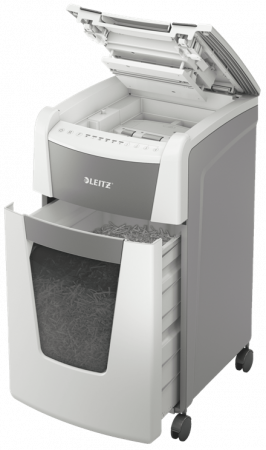Distrugator pentru documente Leitz IQ Slim Home Office, P4, cross-cut(confetti) [4]