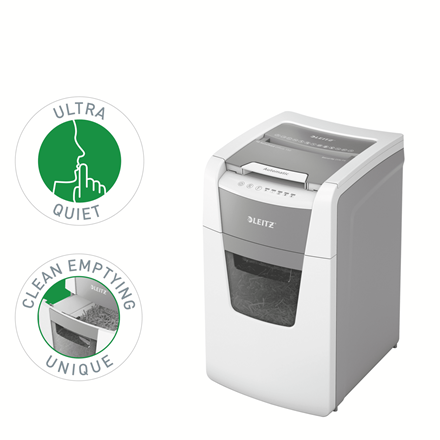 Distrugator pentru documente Leitz IQ Slim Home Office, P4, cross-cut(confetti) [5]