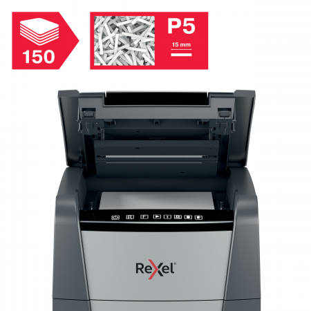 Distrugator documente REXEL PROMAX RSX1538, 15 coli, P4, cross-cut (confeti) [2]