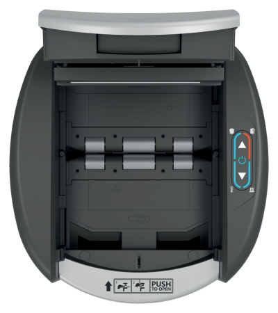Distrugator documente automat REXEL SHREDMAX 150M, P5, micro-cut (particule), 150 coli, cos 15L, negru-gri [7]