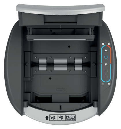 Distrugator documente automat REXEL SHREDMAX 300M, P5, micro-cut (particule), 300 coli, cos 25L negru- gri [9]