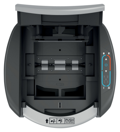 Distrugator documente automat REXEL SHREDMAX 600M, P5, micro-cut (particule), 600 coli, cos 50L, negru-gri [9]