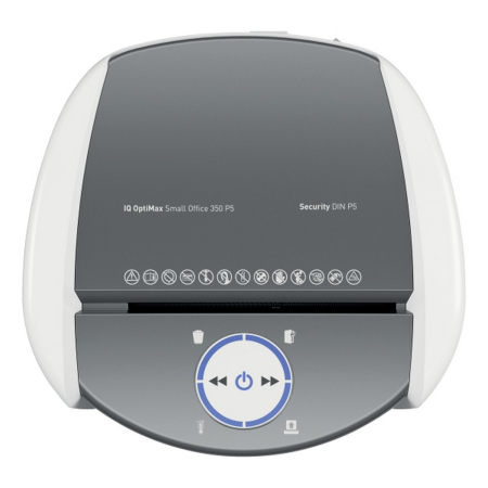 Distrugator documente Leitz IQ OptiMax Small Office 350 P5, micro-cut [8]