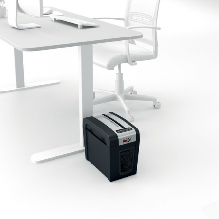 Distrugator documente manual REXEL SECURE MC3 Slim, P5, micro-cut (particule), 3 coli, 10l [5]
