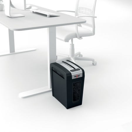 Distrugator documente manual REXEL SECURE MC4 Slim, P5, micro-cut (particule), 4 coli, 14l [5]