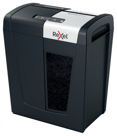 Distrugator documente manual REXEL SECURE MC6, P5, micro-cut (particule), 6 coli, 18l [2]
