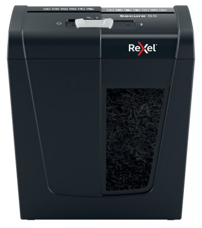 Distrugatoare documente - Distrugator documente manual REXEL SECURE S5, P2, strip-cut (fasii), 5 coli, 10l