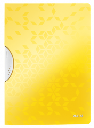 Dosar cu clip Leitz WOW ColorClip, PP, A4, 30coli, galben [0]