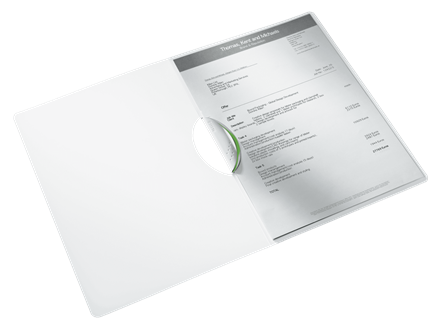 Dosar cu clip Leitz WOW ColorClip, PP, A4, 30coli, verde [1]