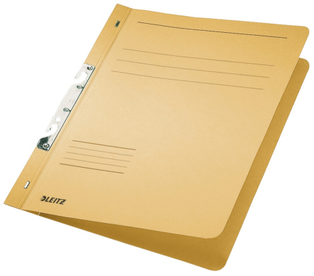 Dosare, folii protectie si mape - Dosar cu sina A4 incopciat carton reciclat Blue Angel 170 coli kraft Leitz