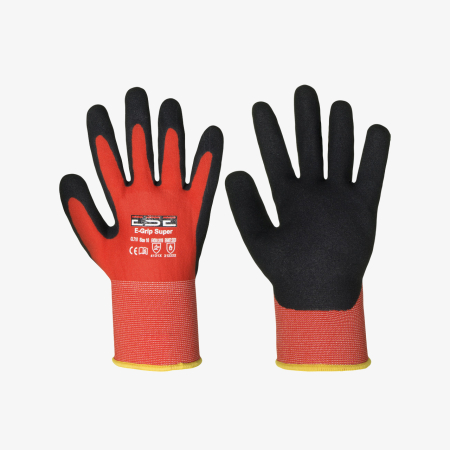 Protectia muncii si Imbracaminte - Manusi de protectie nitrilice nylon spandex 15 gauge Safety Jogger