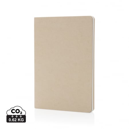 Agende, calendare si organizatoare - Agenda A5 Elowen fara lemn – coperta trestie de zahar si pagini eco mixte
