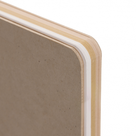Agenda A5 Elowen fara lemn – coperta trestie de zahar si pagini eco mixte [7]