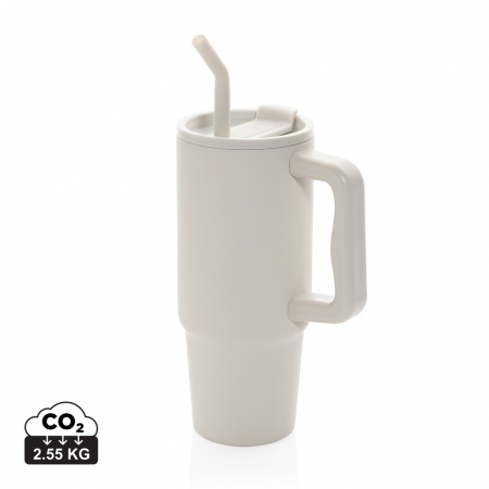 Pahar termic Embrace deluxe otel reciclat 900 ml cu maner [0]