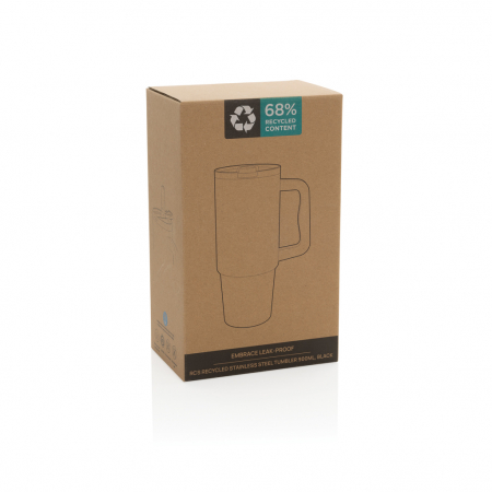 Pahar termic Embrace otel reciclat 900 ml etans cu maner [8]