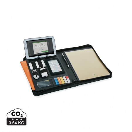 Organizatoare business - Mapa tehnica A4 cu fermoar Essential – suport gadgeturi, carduri si notes inclus