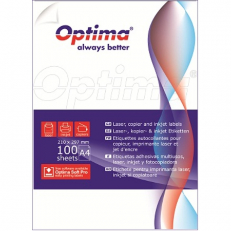 Unitate Protejata - COMERT - Etichete autoadezive 2/A4 Optima 210x148