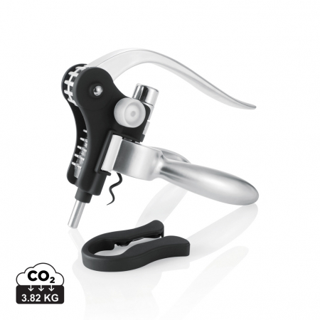 Seturi si accesorii pentru vin - Deschizator de vin Executive Pull It – mecanism parghie, aluminiu si otel calit