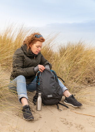 Rucsac Explorer Hiking 26L, compartiment laptop 16” si husa ploaie [15]