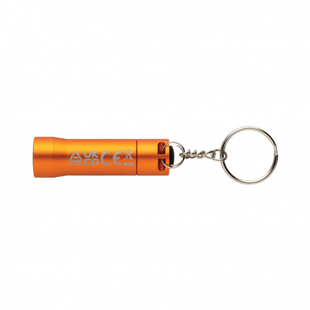 Lanterna breloc Flash din aluminiu reciclat RCS – 15 lumeni, compacta, baterii incluse [3]