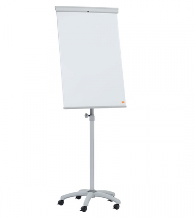 Flipchart mobil NOBO Essentials, otel lacuit, magnetic, alb [5]