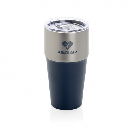 Pahar Fluid otel reciclat 500 ml vacuum cu design doua culori [4]