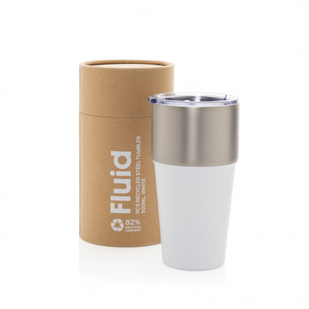 Pahar Fluid otel reciclat 500 ml vacuum cu design doua culori [2]