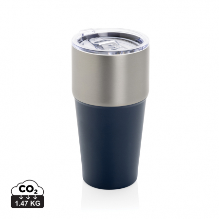 Pahar Fluid otel reciclat 500 ml vacuum cu design doua culori [0]
