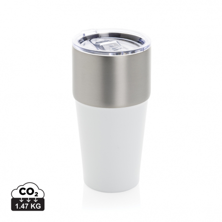 Pahar Fluid otel reciclat 500 ml vacuum cu design doua culori [0]