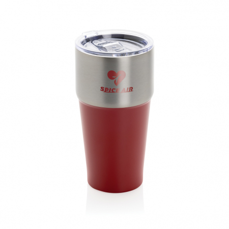 Pahar Fluid otel reciclat 500 ml vacuum cu design doua culori [3]