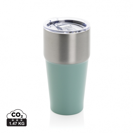 Pahar Fluid otel reciclat 500 ml vacuum cu design doua culori [0]