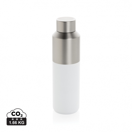 Sticla Fluid otel reciclat 600 ml vacuum cu design doua culori [0]