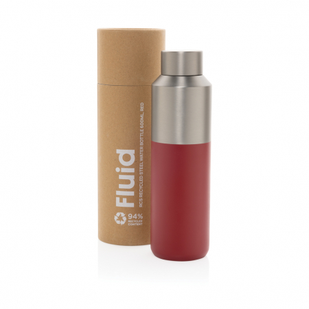 Sticla Fluid otel reciclat 600 ml vacuum cu design doua culori [1]