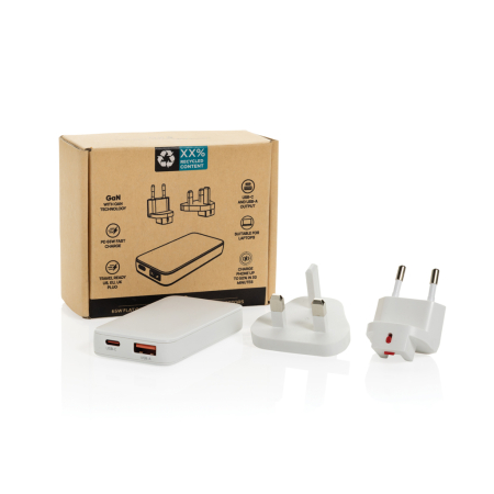 Incarcator Fluxo RCS GaN 65W ultra-subtire, USB-C, USB-A, prize US, EU si UK [2]