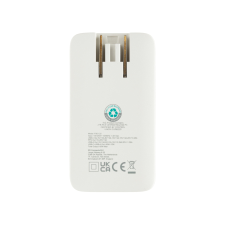 Incarcator Fluxo RCS GaN 65W ultra-subtire, USB-C, USB-A, prize US, EU si UK [5]