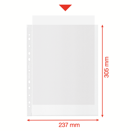 Folie de protectie Esselte Recycled, PP, A4 MAXI, 70 mic, 50 buc/cutie, standard [3]
