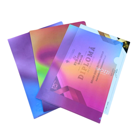 Noutati si inovatii - Folie de protectie documente  Centrum rainbow, in L