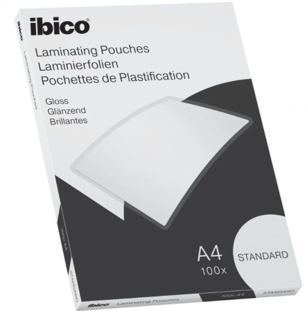 Birotica si papetarie - Folie laminat A4 Ibico 125microni, 100/set