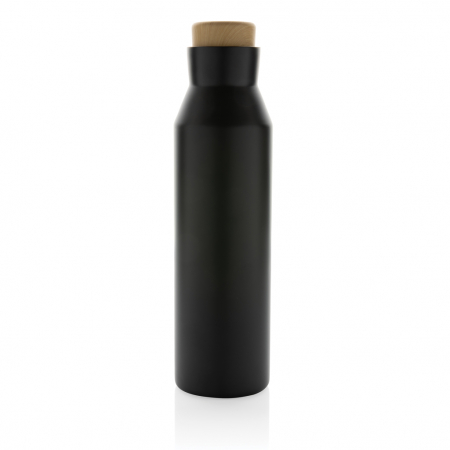Sticla termos Gaia inox reciclat RCS 600 ml cu capac lemn [1]