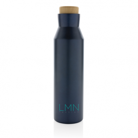 Sticla termos Gaia inox reciclat RCS 600 ml cu capac lemn [3]
