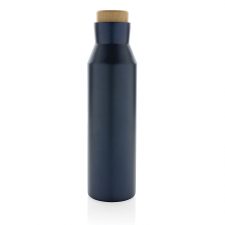 Sticla termos Gaia inox reciclat RCS 600 ml cu capac lemn [1]