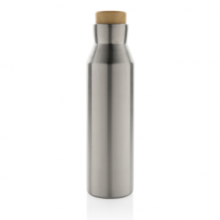 Sticla termos Gaia inox reciclat RCS 600 ml cu capac lemn [1]