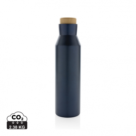 Noutati si inovatii - Sticla termos Gaia inox reciclat RCS 600 ml cu capac lemn
