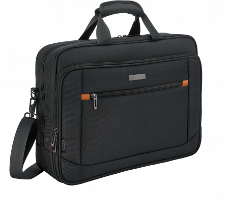 Geanta laptop 15" Colorissimo Voyager, negru/portocaliu [0]