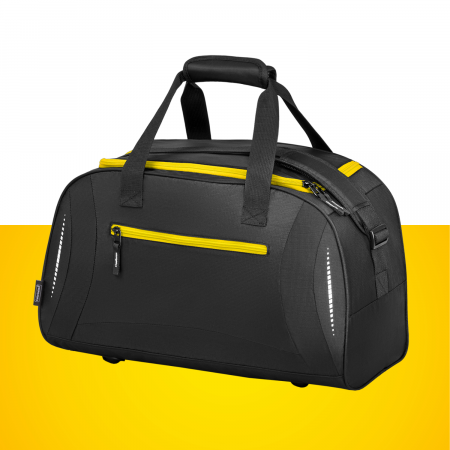 Geanta sport Colorissimo Flash, negru/galben [0]