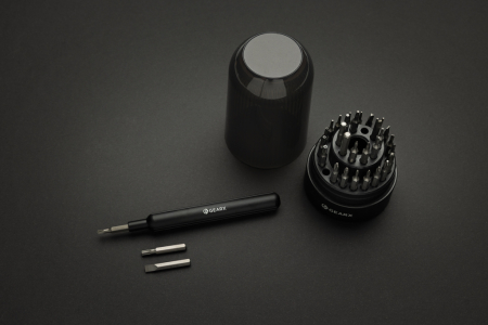 Set surubelnite Gear X 31 in 1 pentru reparatii de precizie, cu maner, 31 biti durabili, carcasa din silicon, PC si aluminiu, ambalaj FSC [6]