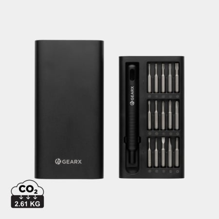 Seturi si scule de baza - Set surubelnite de precizie Gear X 31 in 1 din aluminiu – kit premium