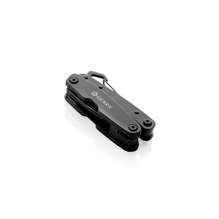 Multitool Gear X de buzunar din otel inoxidabil – 10 functii, carabiniera, design compact [2]